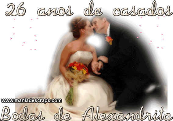 bodas de casamento, bodas de alexandrita, 26 anos de casamento